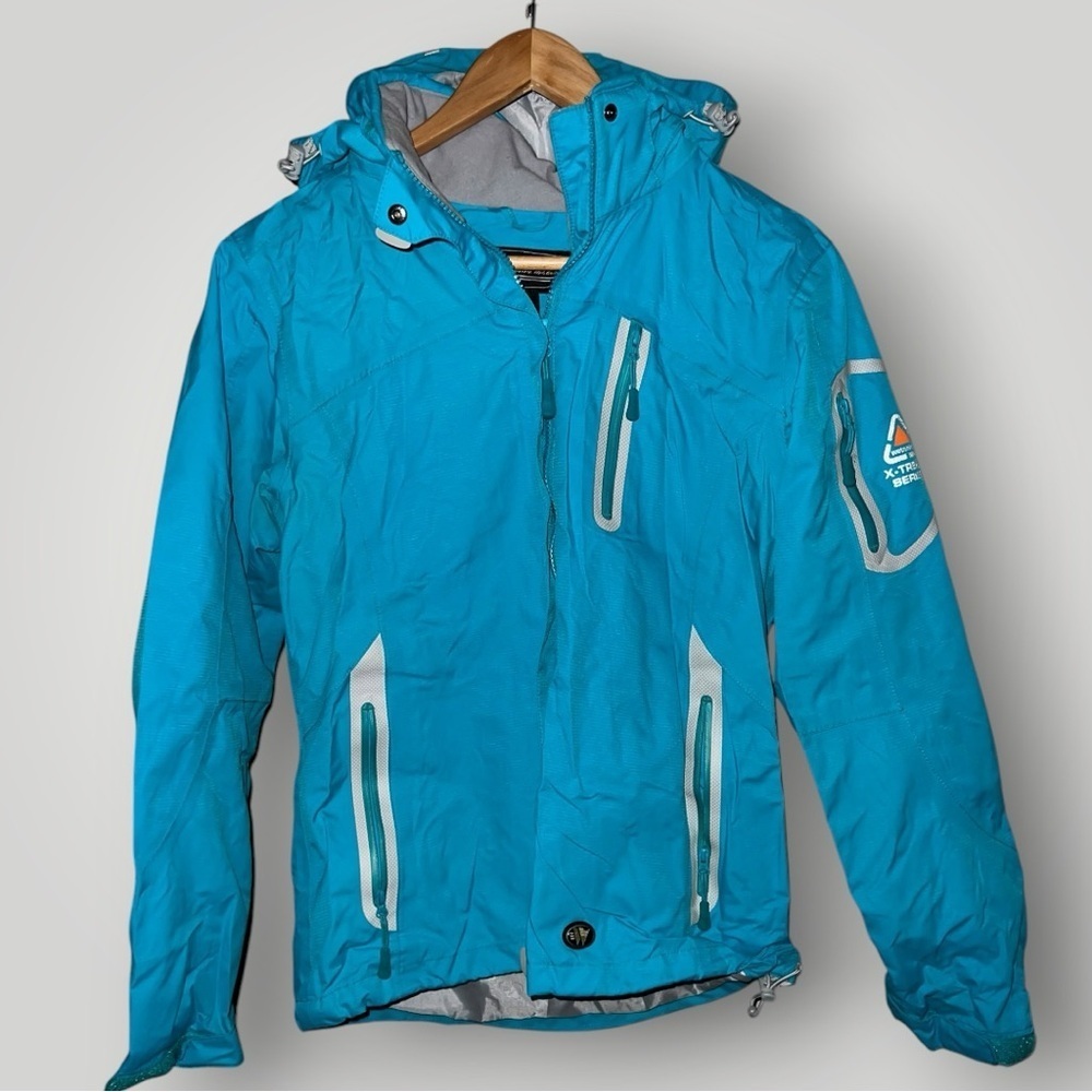 Wetskins Teal Waterproof Jacket – Lightweight, Hooded & Rain-Ready | Ladies S